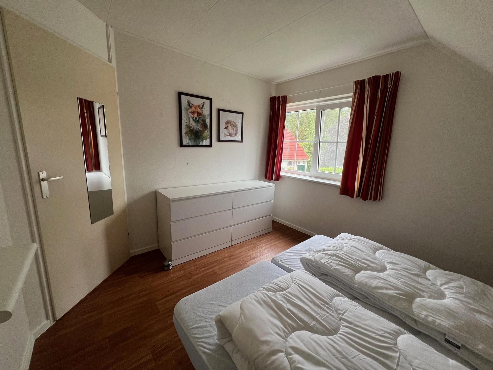 Bungalow met luxe tuinkamer en uitzicht op speelvijver - 5 personen