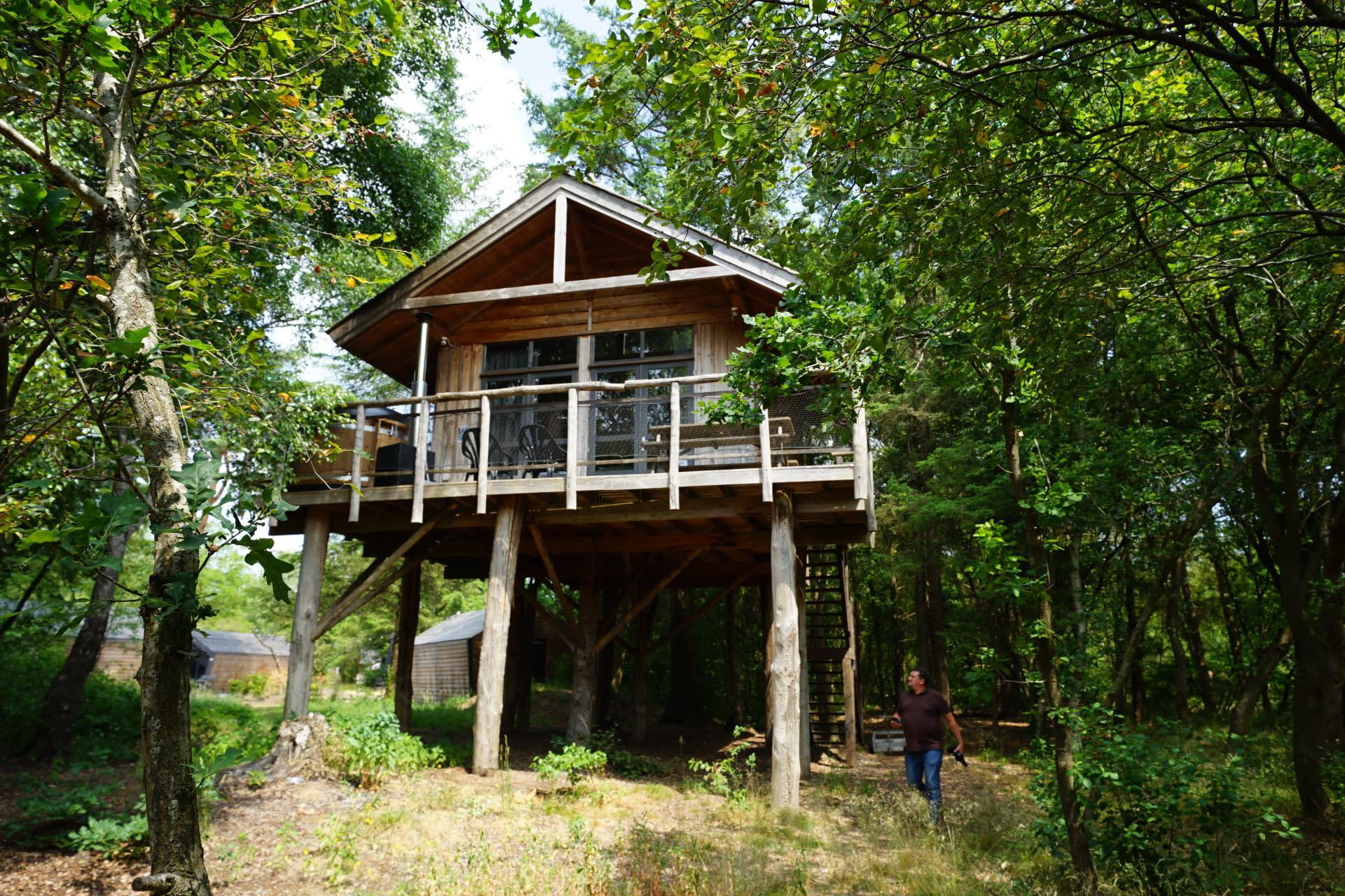 Accommodatie Ruinen - Bijzondere accommodatie - Boomhut XXL Hottub 6 - 13