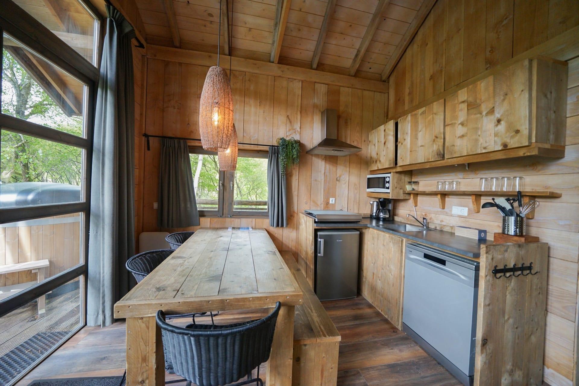 Accommodatie Ruinen - Bijzondere accommodatie - Boomhut XXL Hottub 6 - 10