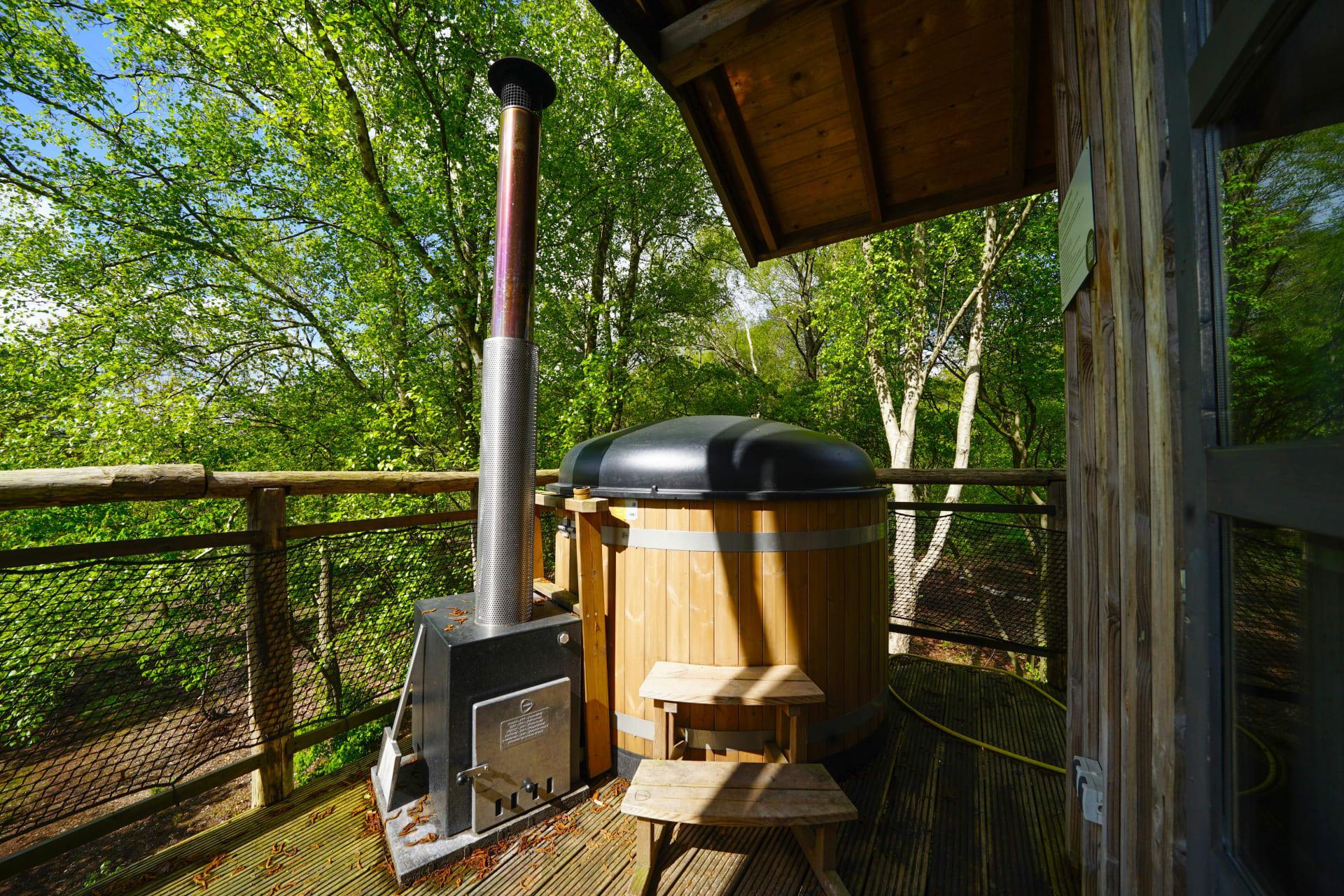 Accommodatie Ruinen - Bijzondere accommodatie - Boomhut XXL Hottub 6 - 12