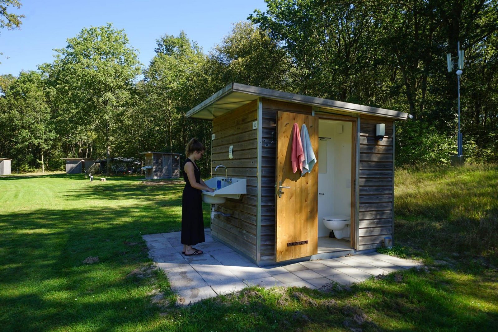 Kampeerplaats Comfort privésanitair
