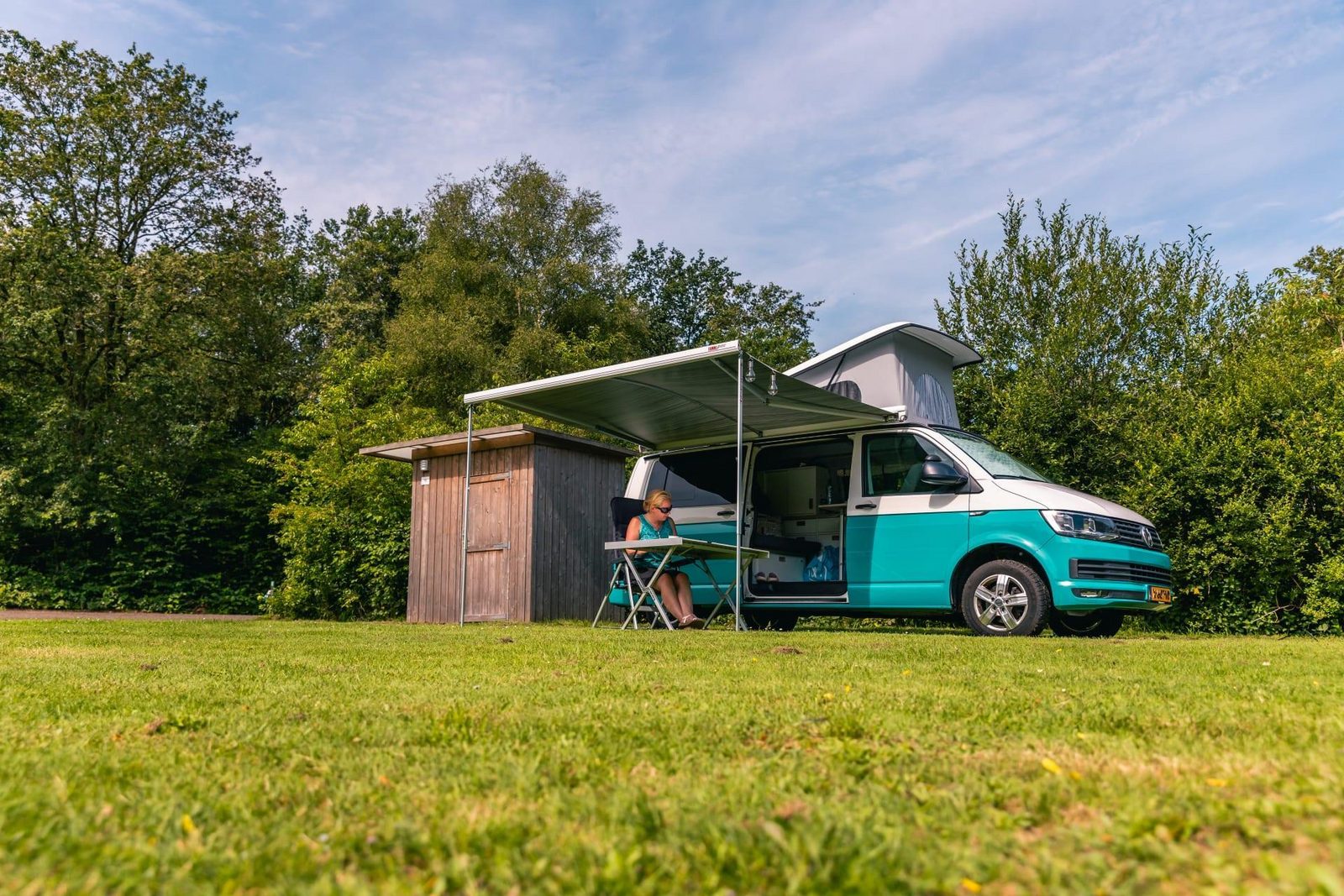 Kampeerplaats Comfort privésanitair