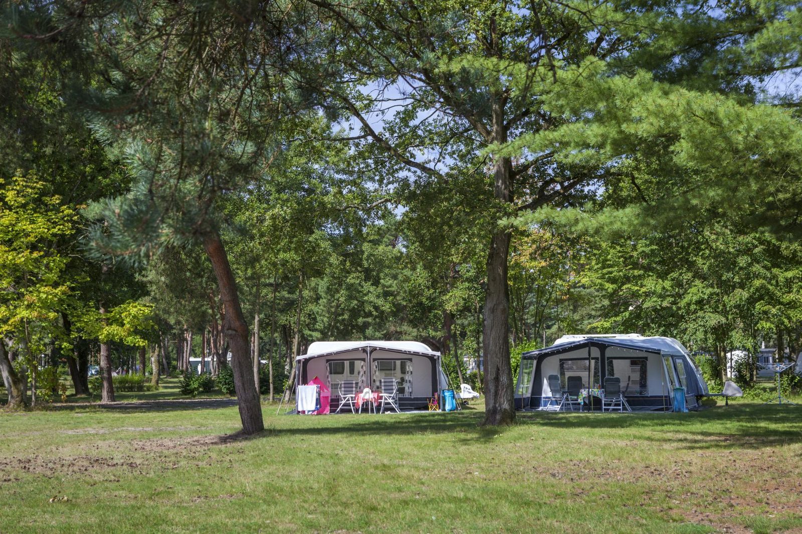 Camping pitch Comfort XL private sanitary facilities