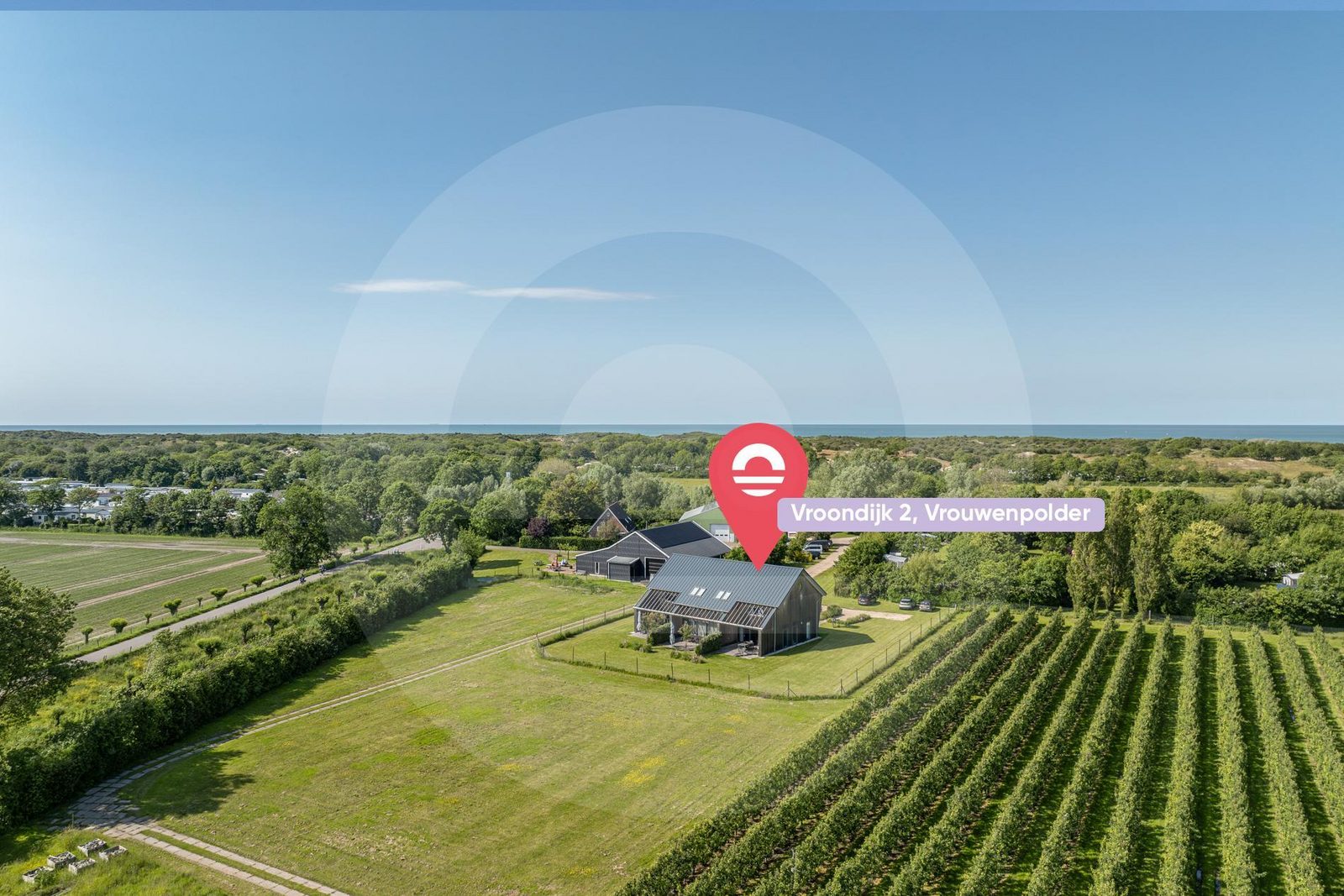 Ferienhaus - Vroondijk 2 | Vrouwenpolder 'Zeebloesem'