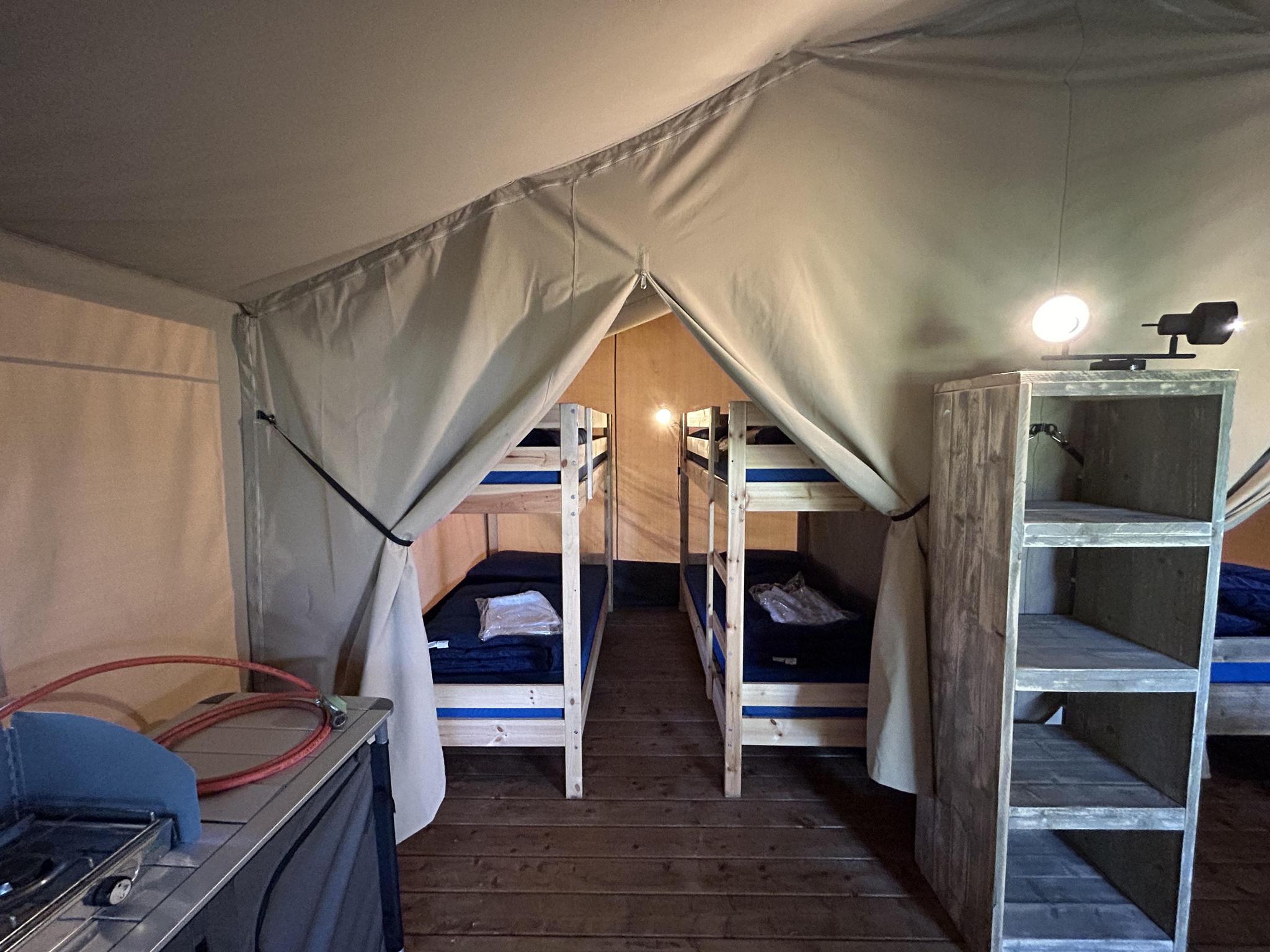 Accommodatie Hoge Kempen - Glampingtent - Bergerven Lodge 6 - 9
