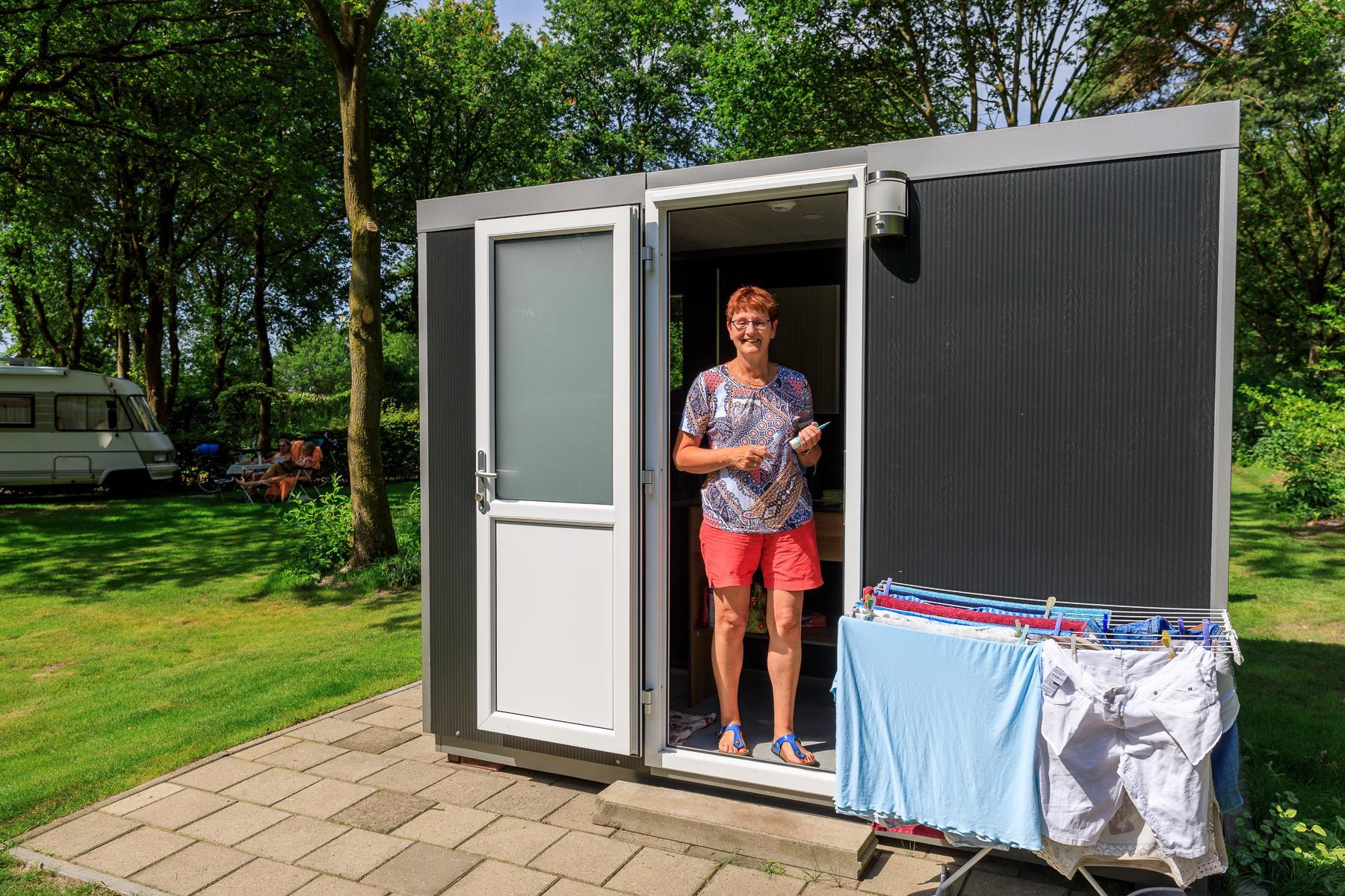 Luxe Comfortplaats met privé sanitair