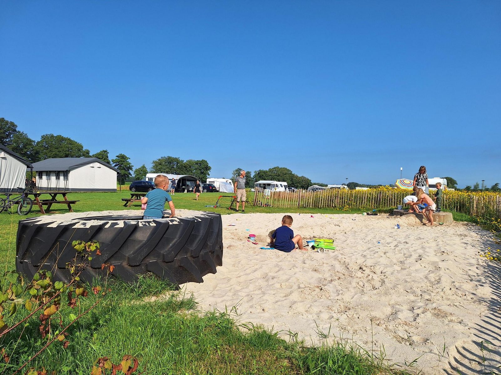 Comfort kampeerplaats
