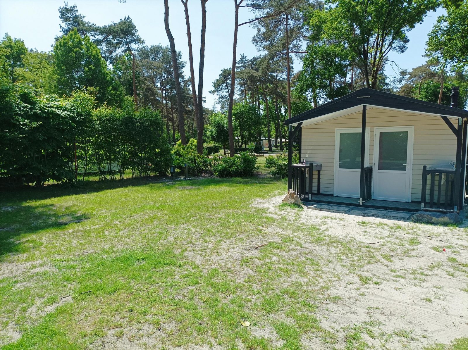 Camping pitch private sanitary
