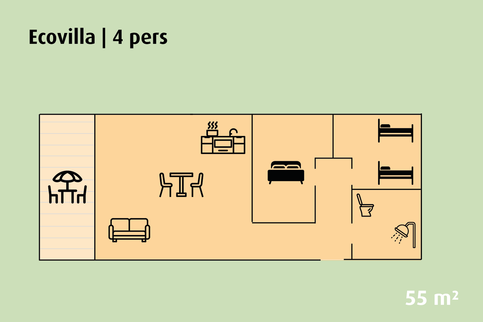 Ecovilla | 2 - 4 pers.