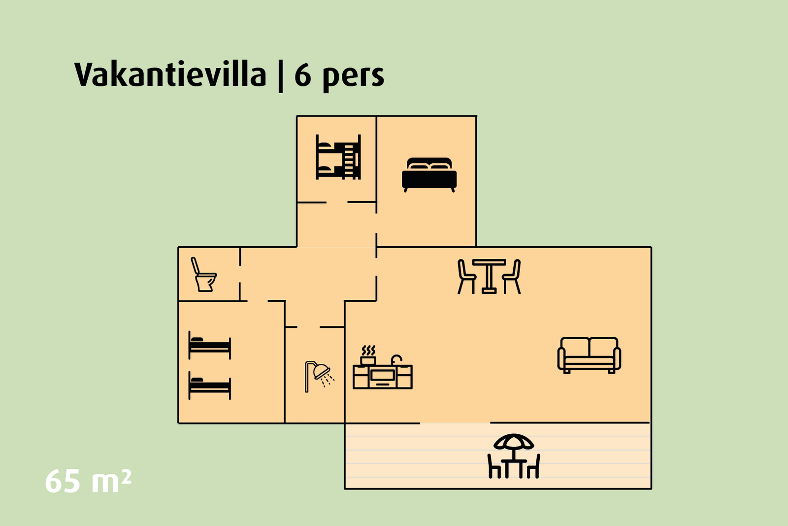 Vakantievilla | 6 personen