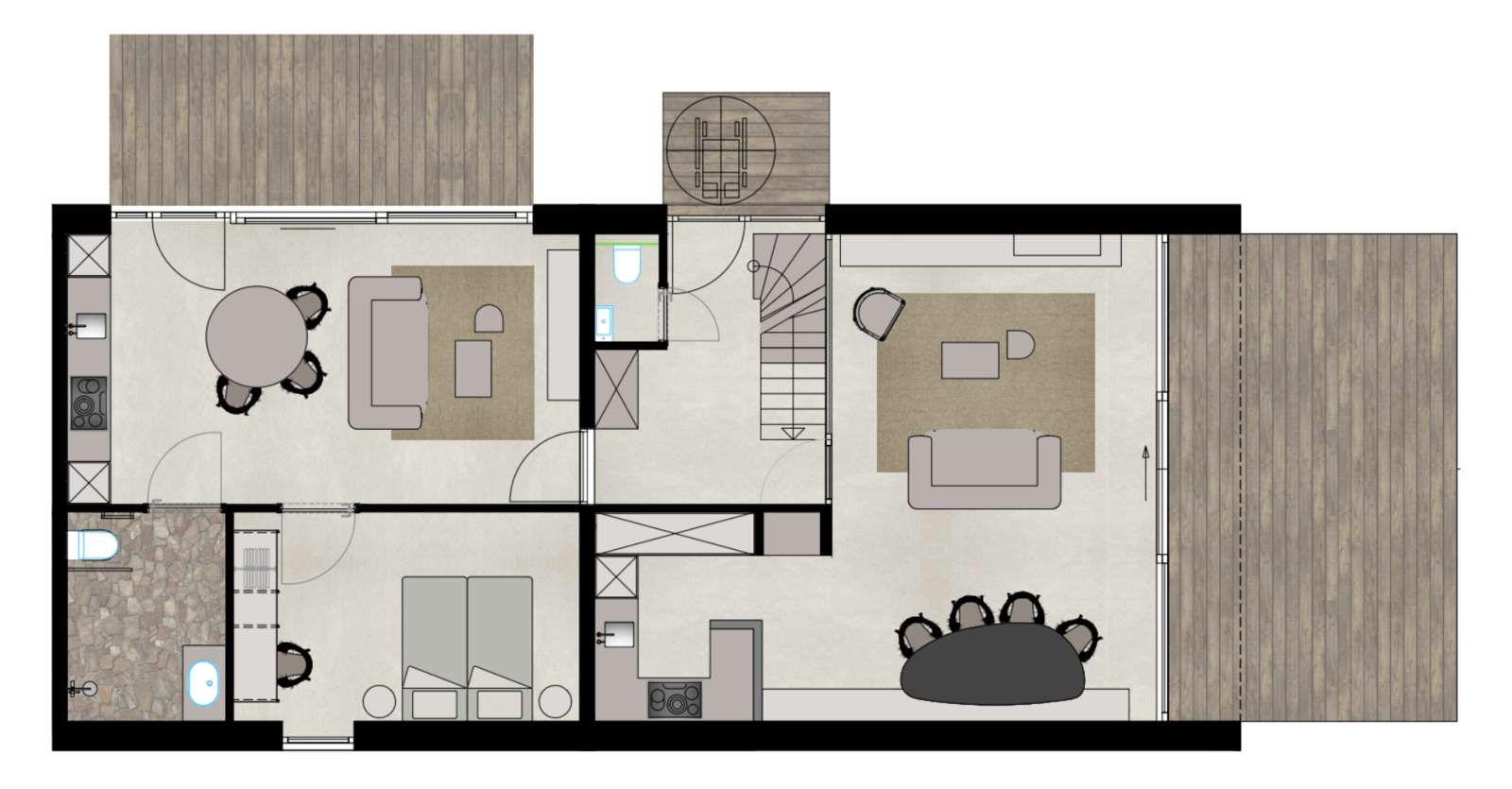 Groepslodge | 10 personen