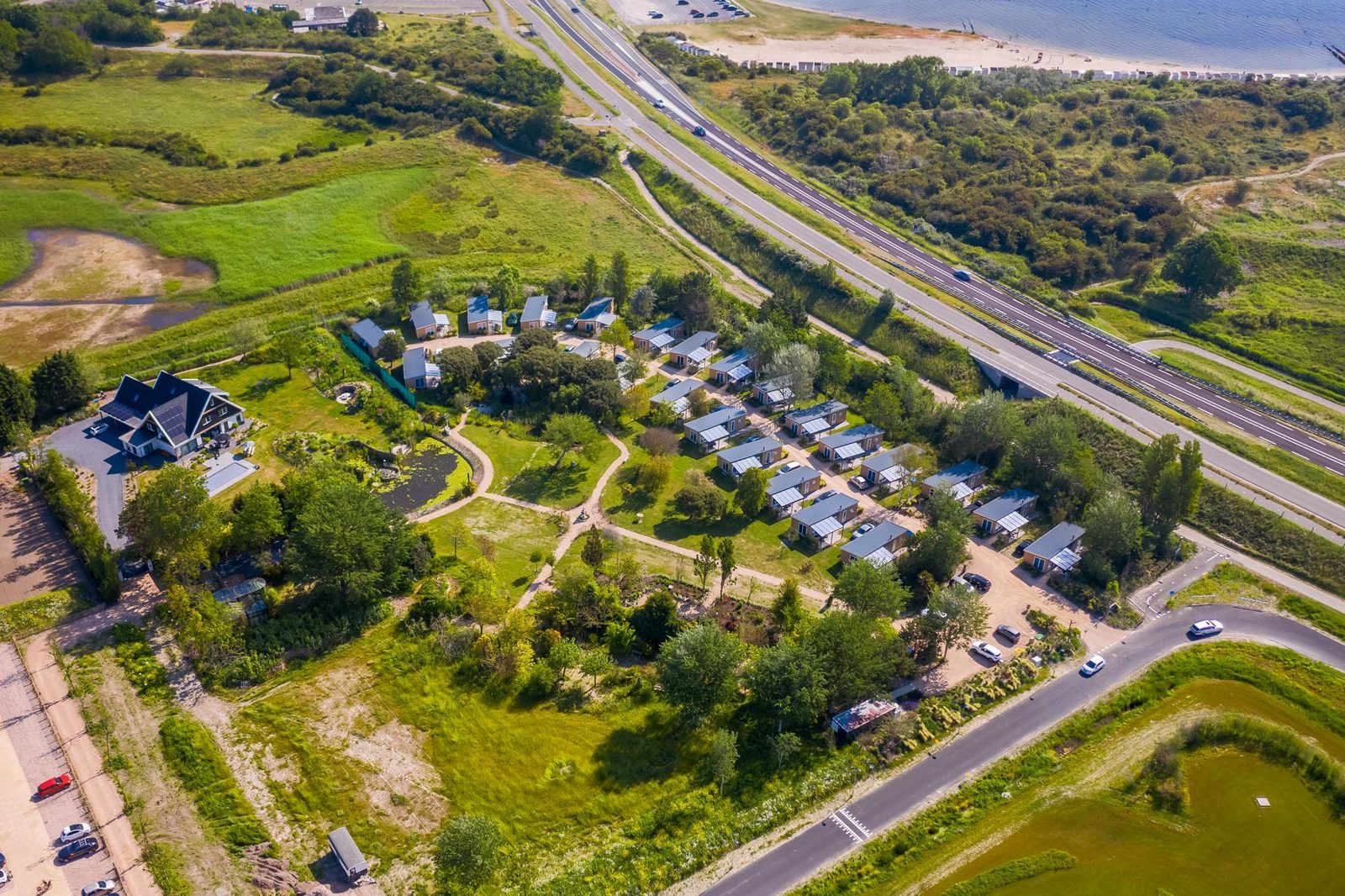 Chalet 2 Personen - Ferienpark Fort den Haak | Vrouwenpolder (Haustier erlaubt)