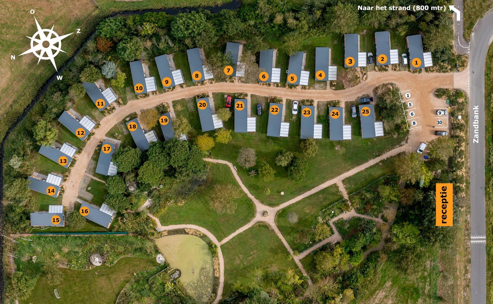 Chalet 2 Personen - Ferienpark Fort den Haak | Vrouwenpolder