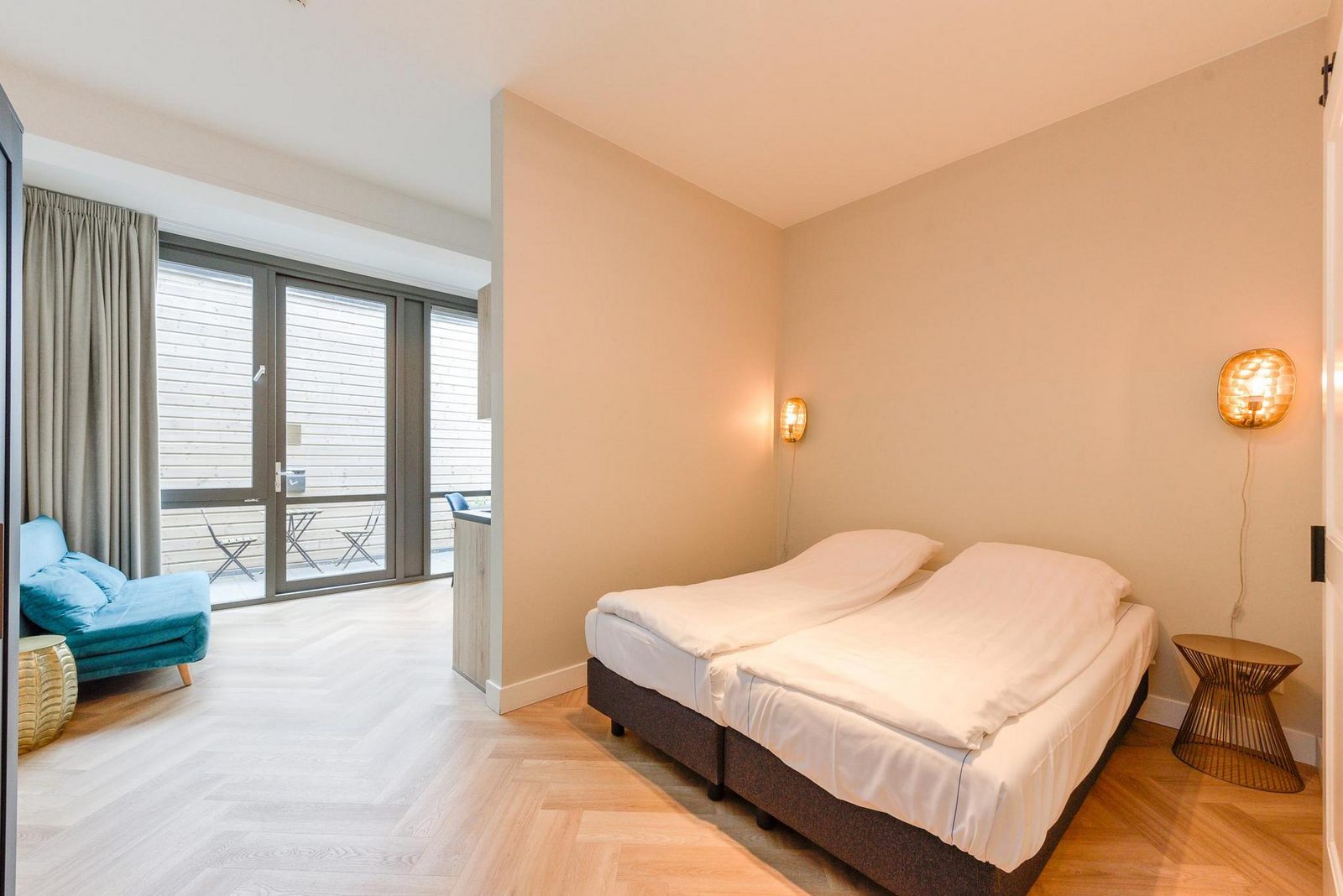 Novallure Hofvliet Short Stay Apartments - Grote studio met buitenruimte - Achterzijde