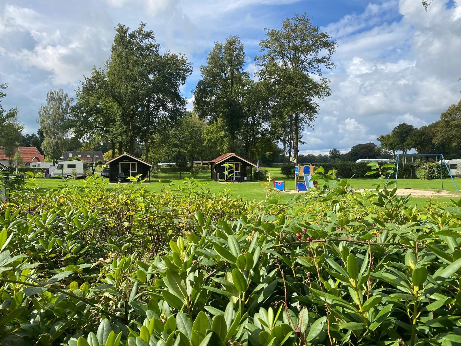 Kampeerplaats Comfort met privé sanitair 
