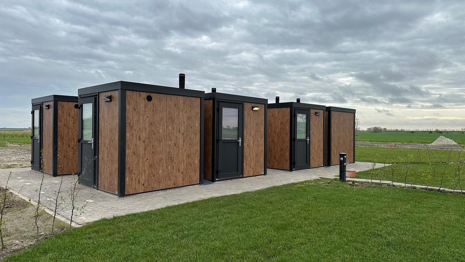 Kampeerplaats Comfort met privé sanitair 