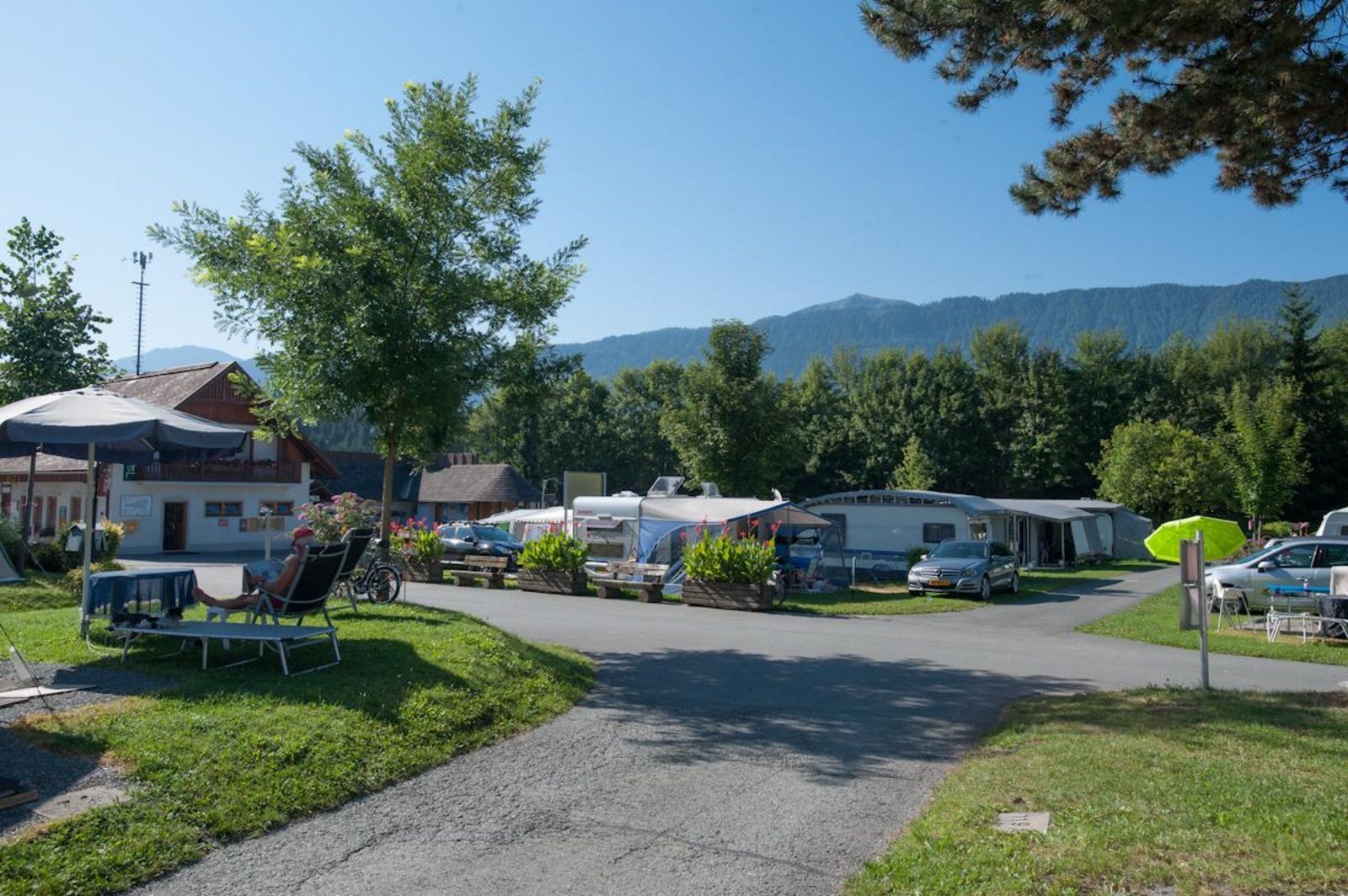 Campingplatz Standaard privat Mietbad in der Nähe