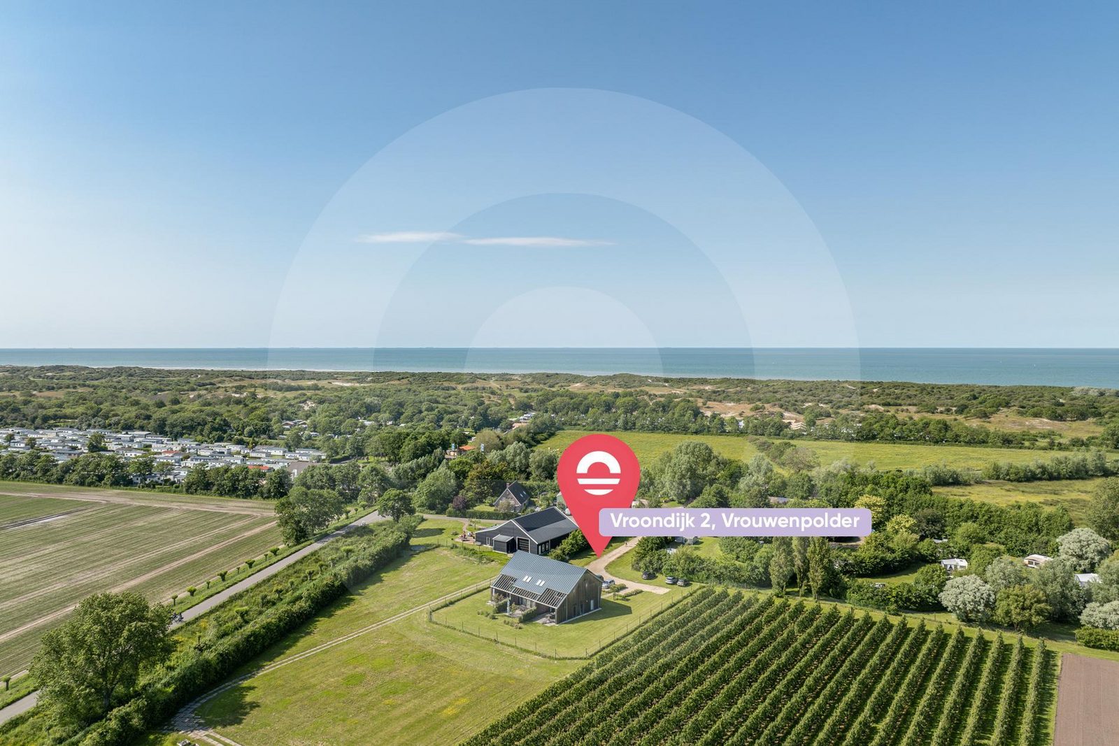 Ferienhaus - Vroondijk 2 | Vrouwenpolder 'Zeebloesem'