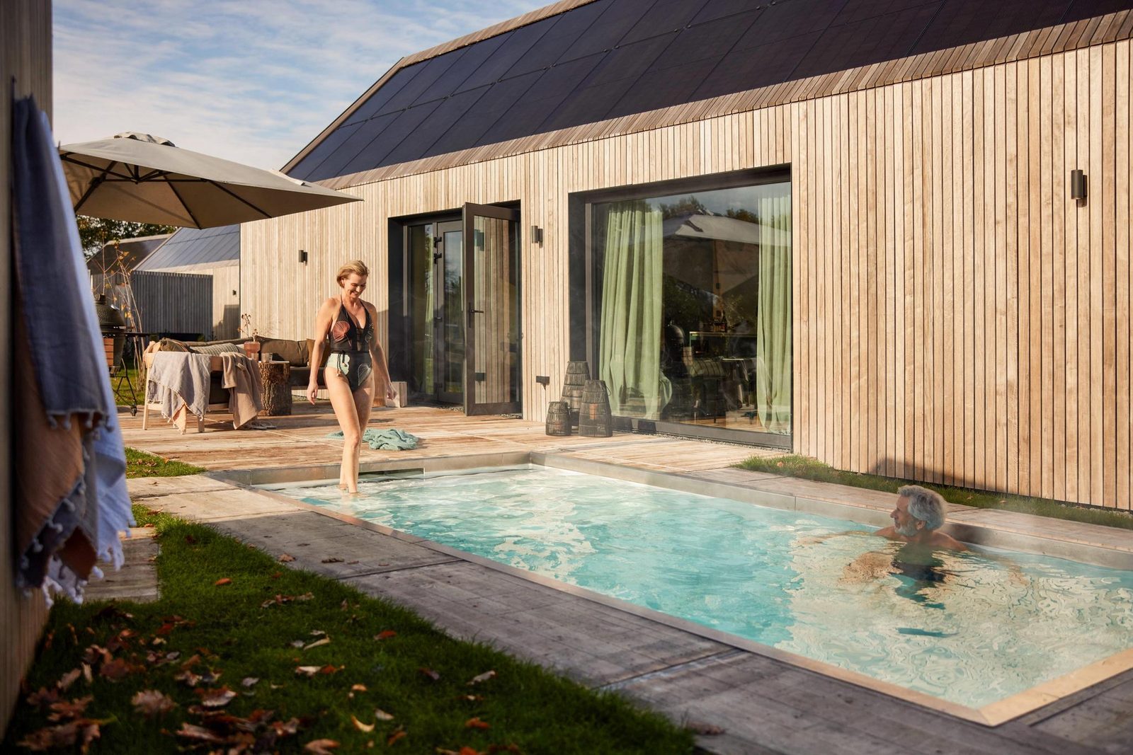 Unbrick One Family  | Infrarot-Sauna und beheizter Pool | 2+4 Pers. 