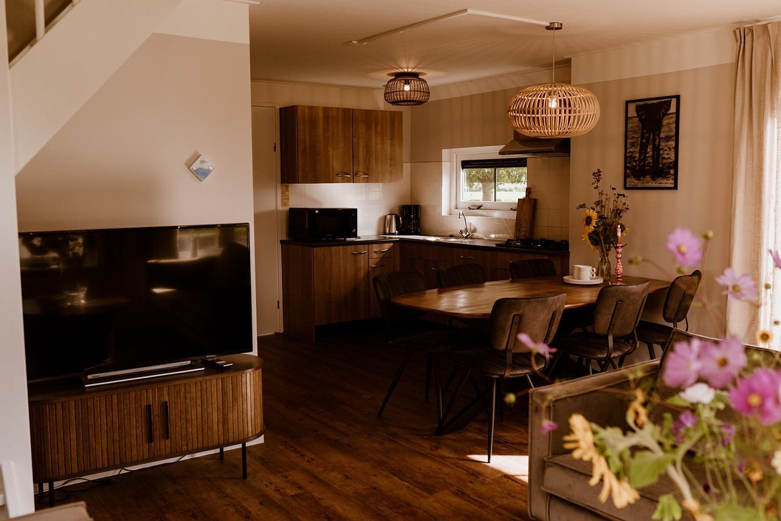 Group accommodation 'de Huiskamer' + 4 comfortable houses (28 people)