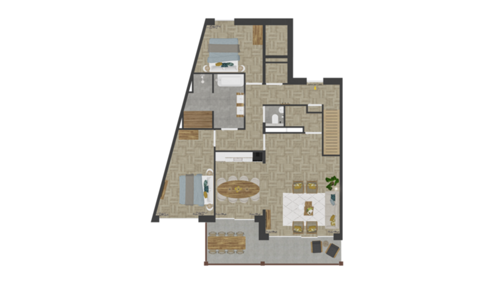 Luxe Strand appartement | 8 Pers.