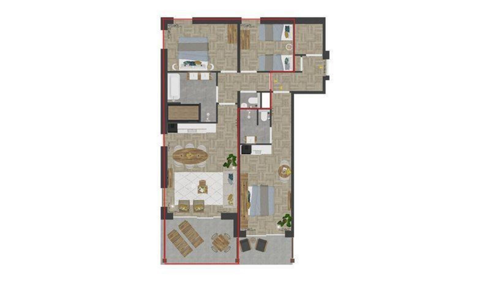 Luxe Strand appartement | 4 Pers.