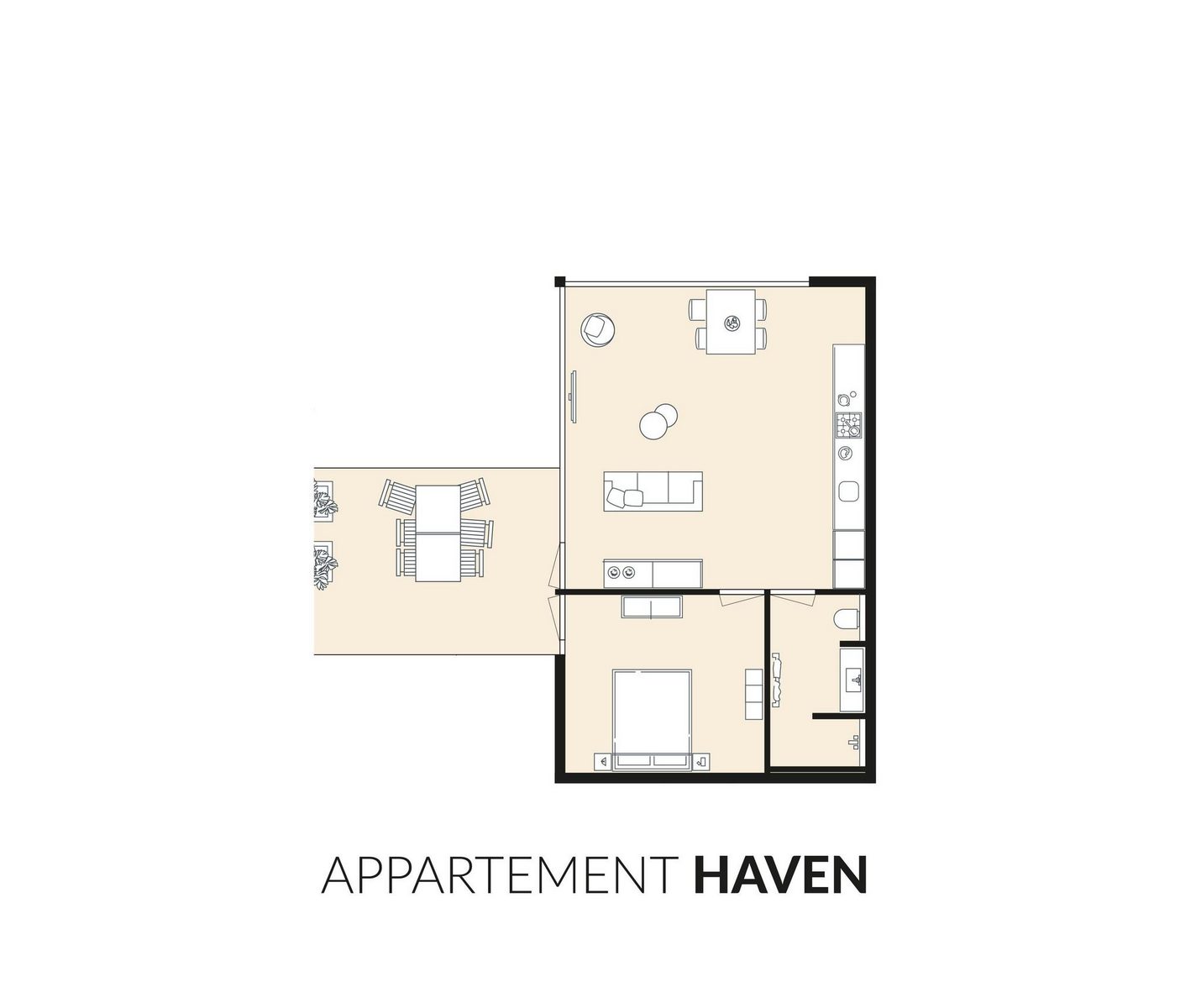 Zonnige loft Haven | 2 personen 