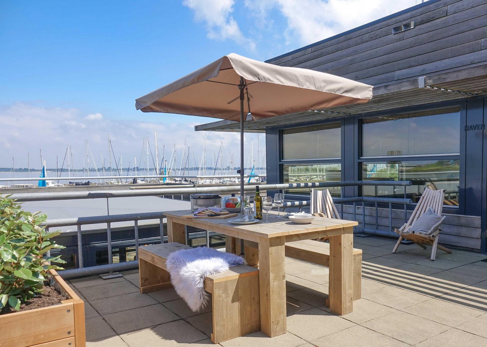 Zonnige loft Haven | 2 personen 