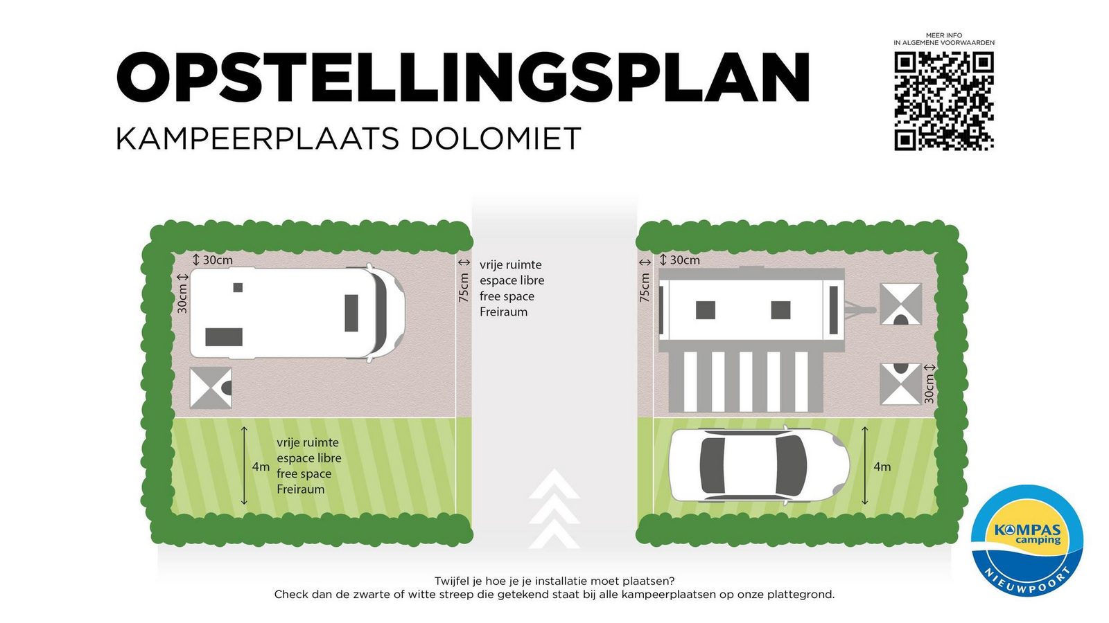 Camping pitch dolomite