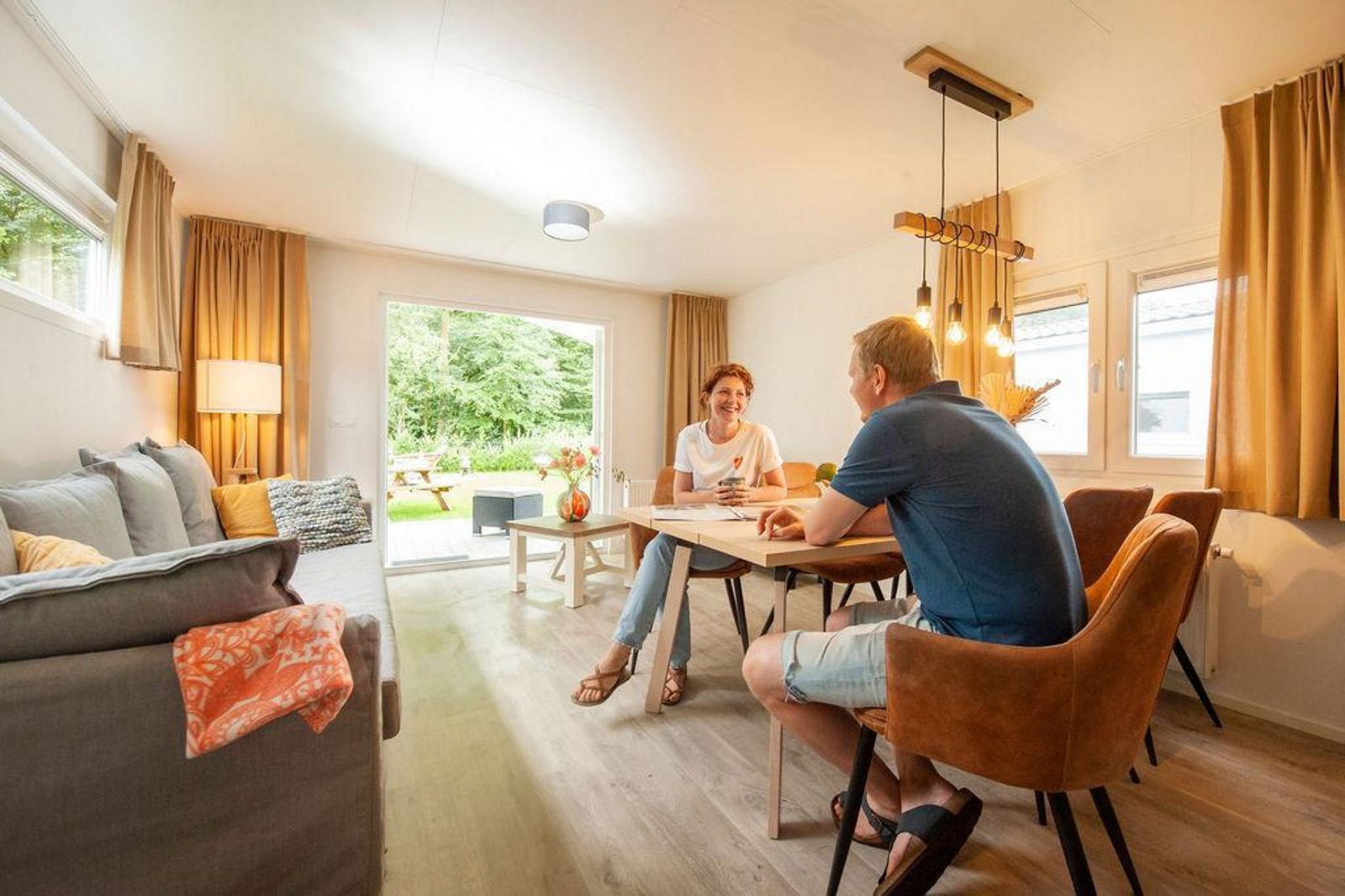 Verandachalet met hottub