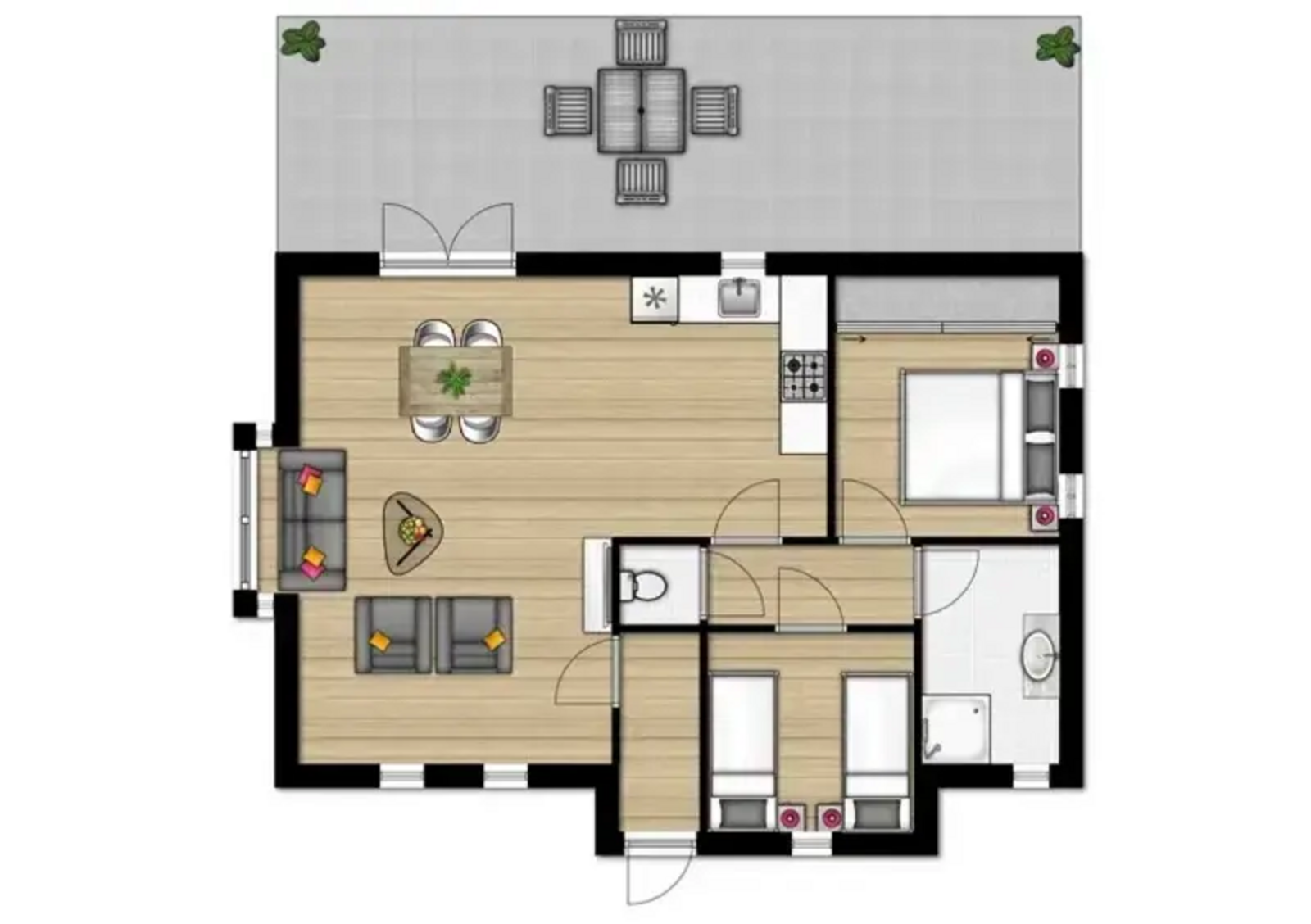 Dotterbloem Chalet | 4 personen