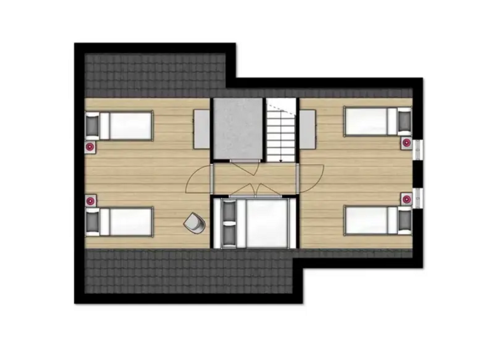 Esdorp Bungalow mit Alkoven | 4+2 Personen