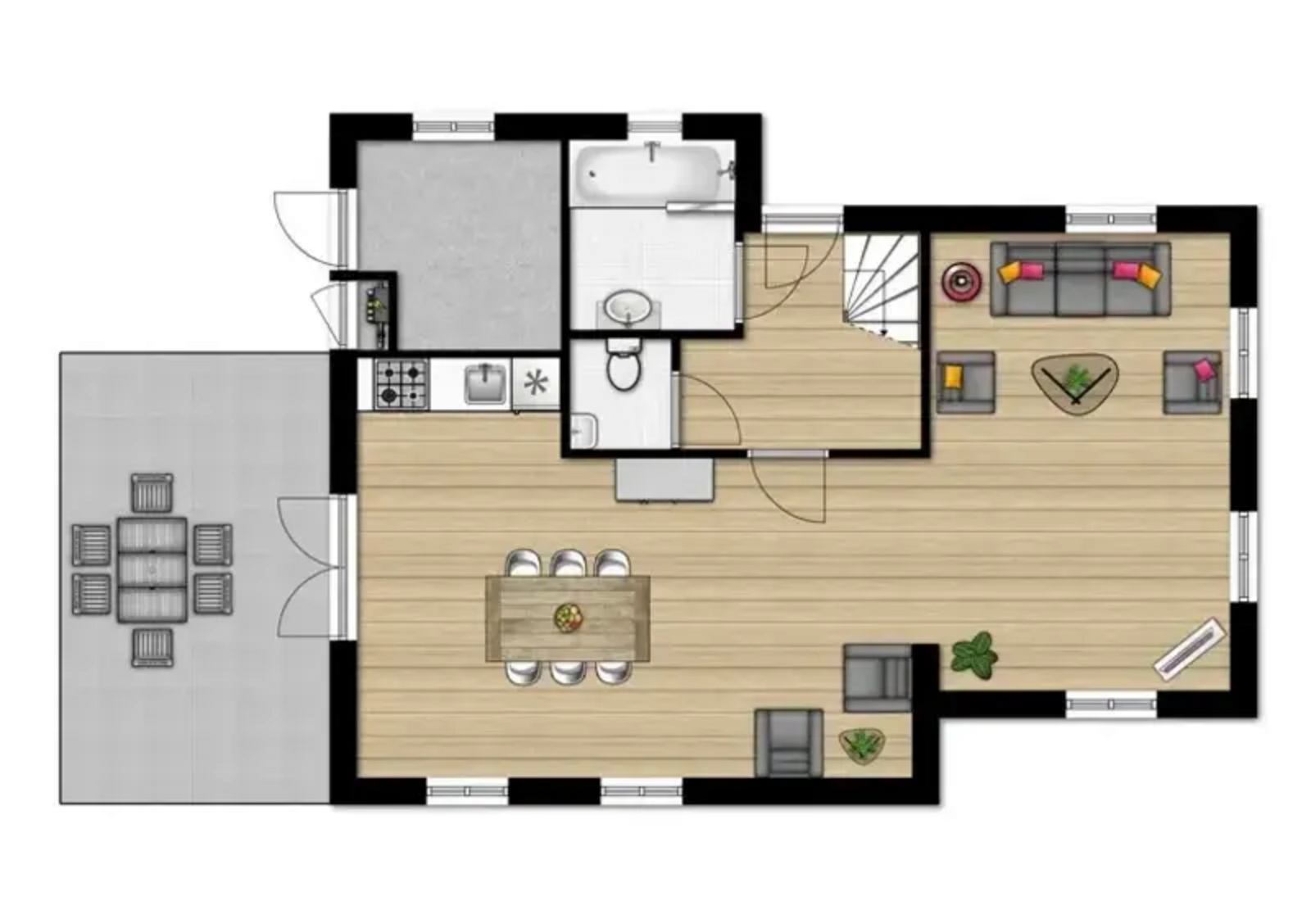 Esdorp Bungalow mit Alkoven | 4+2 Personen