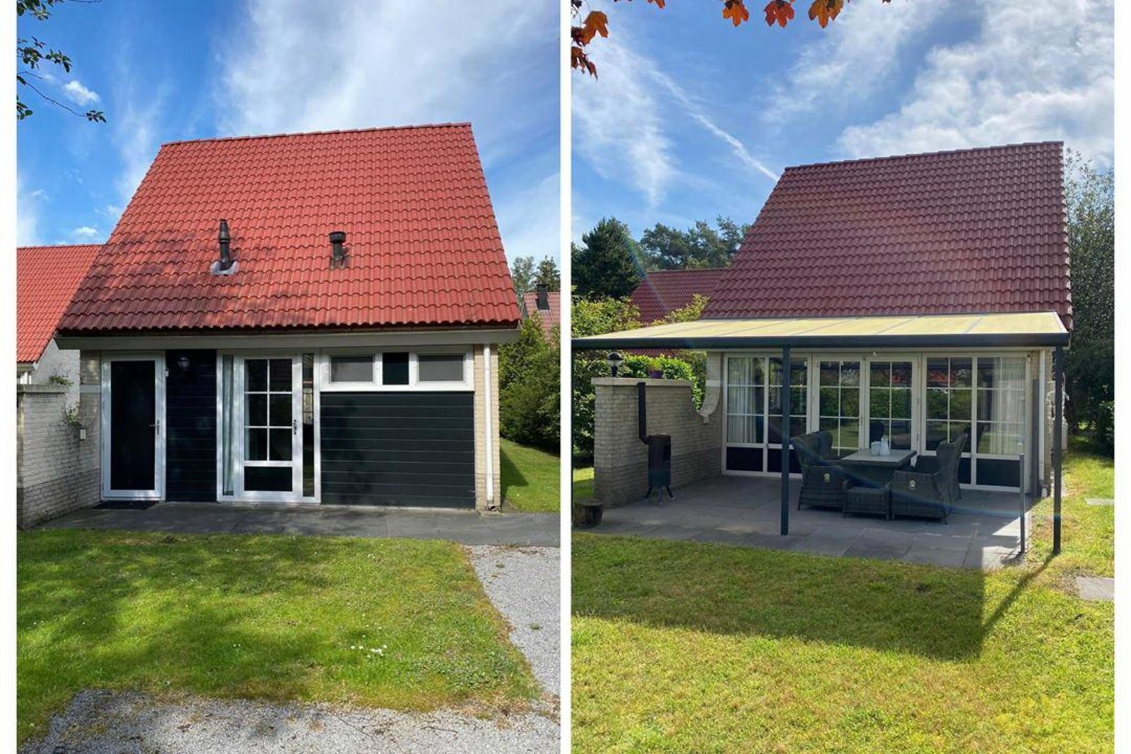 Bungalow 5 personen gerestyled met airconditioning 