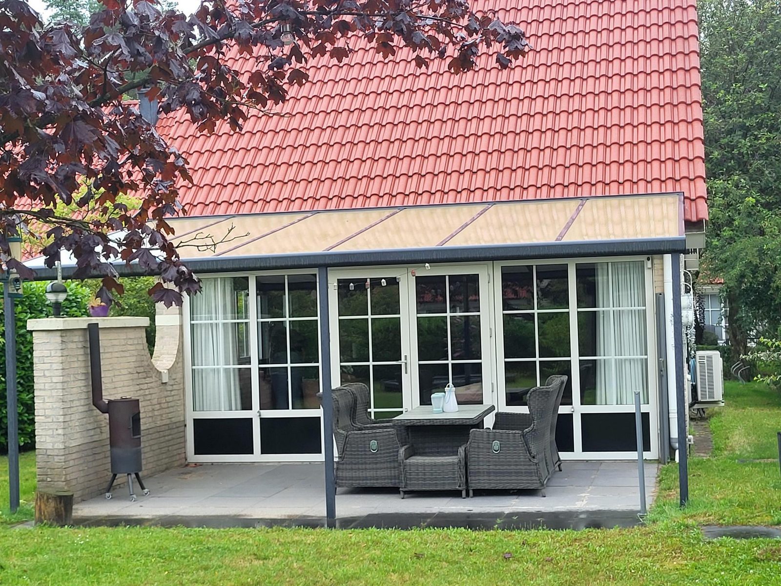 Bungalow 5 personen gerestyled met airconditioning 