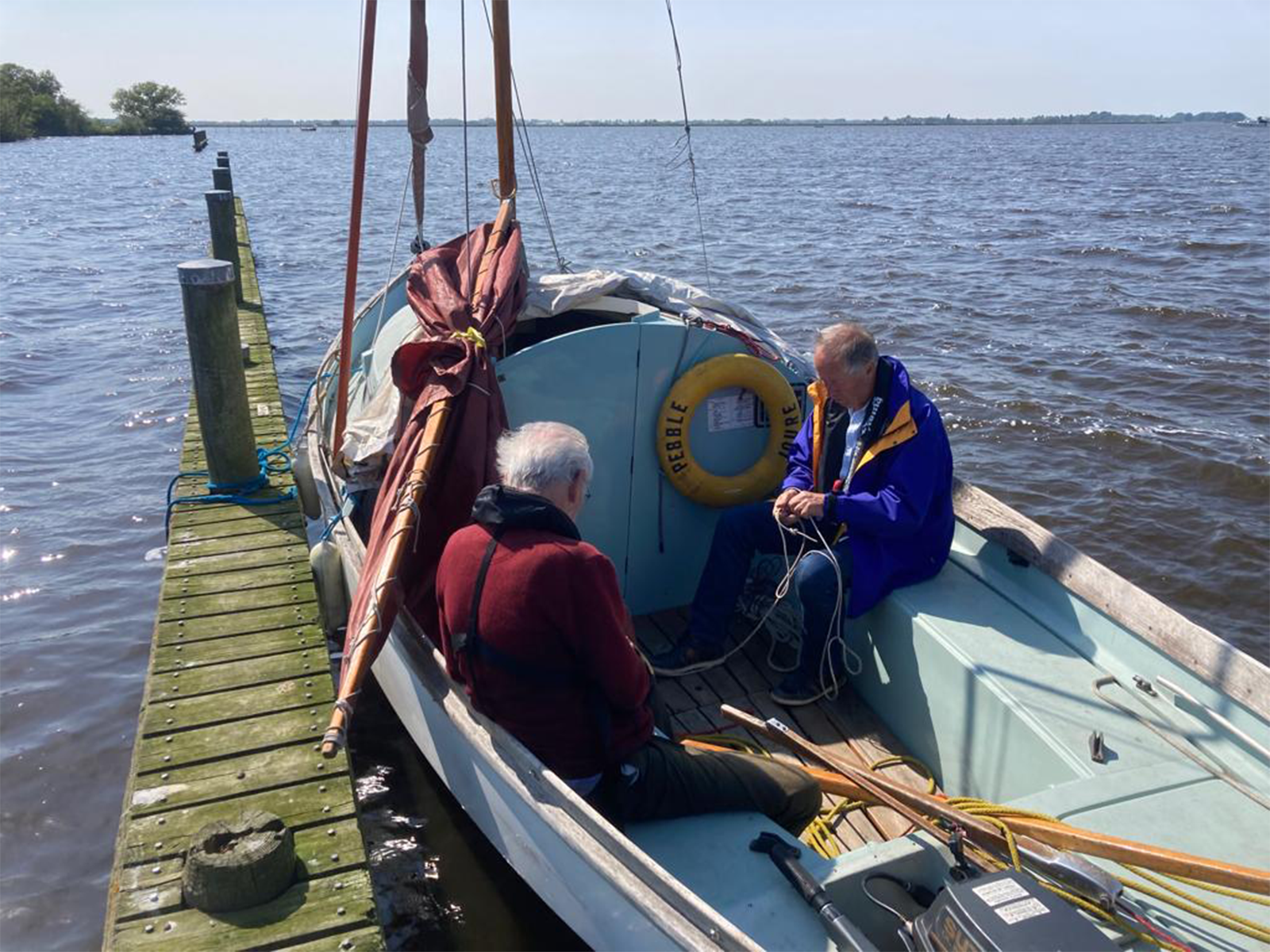 Klassieke zeilboot "Pebble" - 2 personen