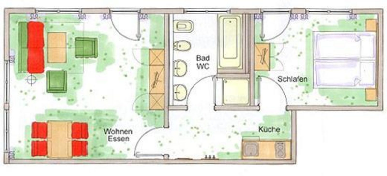 Ferienwohnung Typ S
