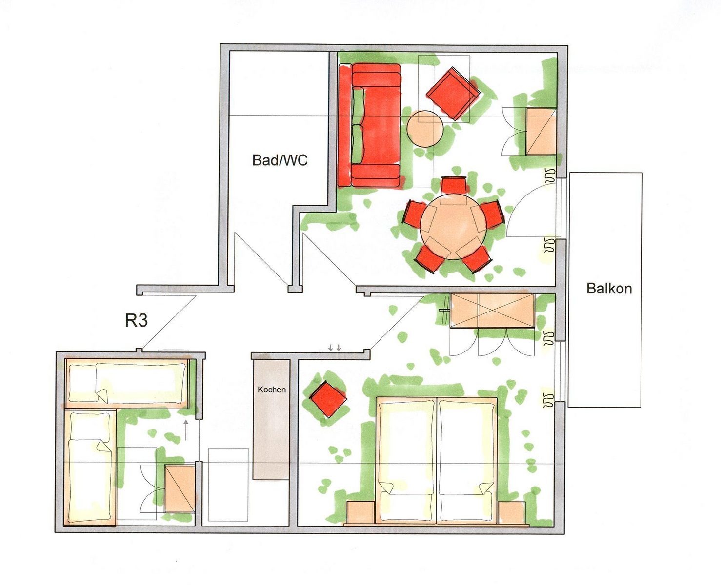 Ferienwohnung Typ R3