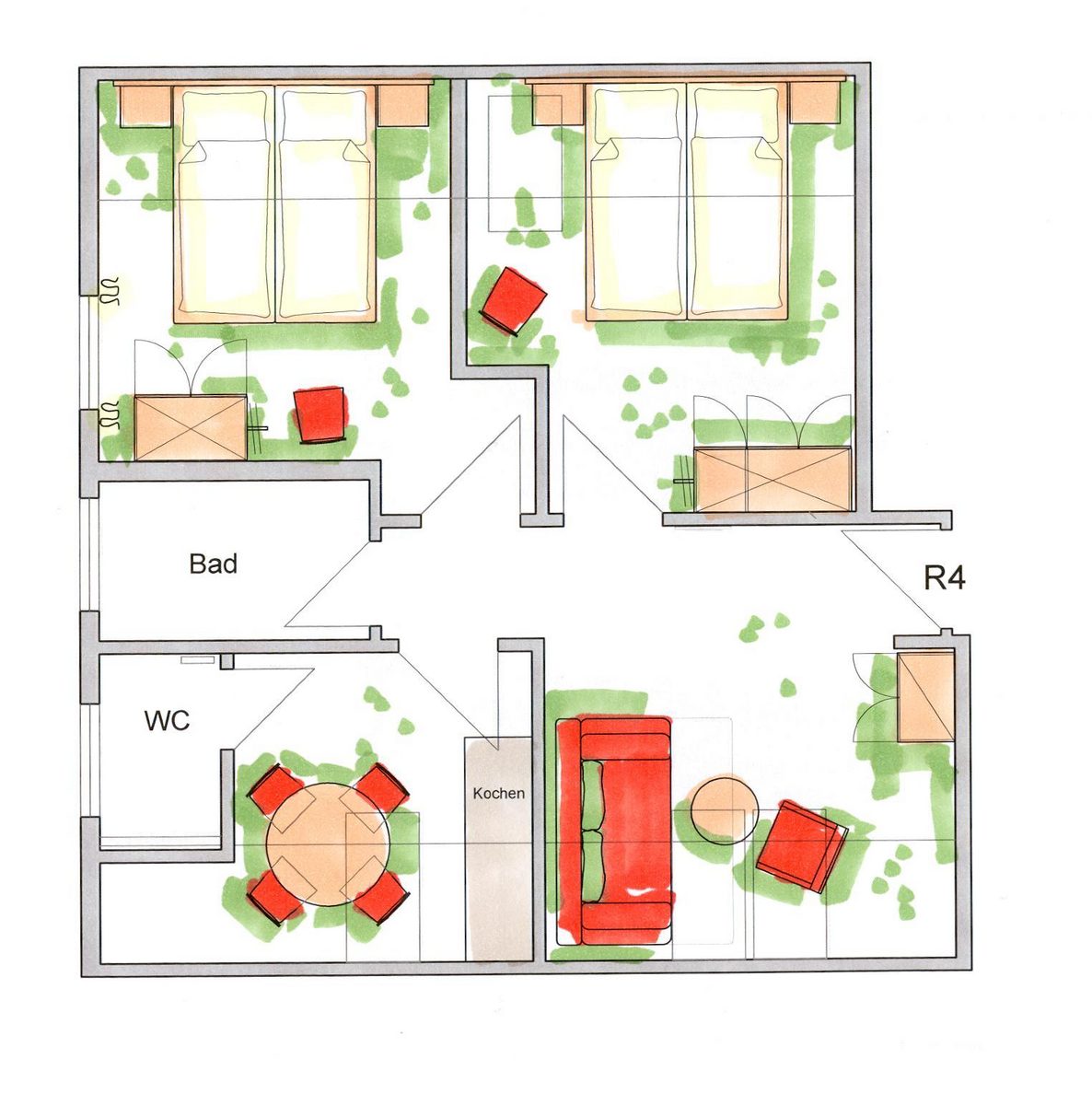 Ferienwohnung Typ R4