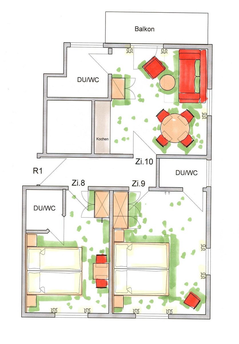 Ferienwohnung Typ R1