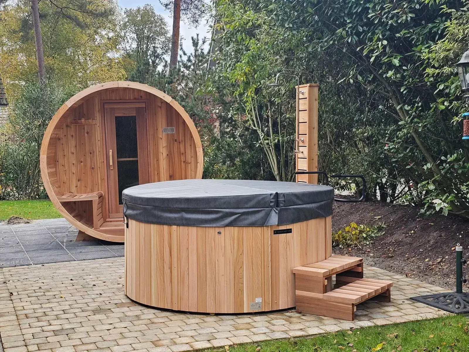 Stuifzand Wellness Outdoor Bungalow Deluxe mit Bettstee | 6+2 Personen