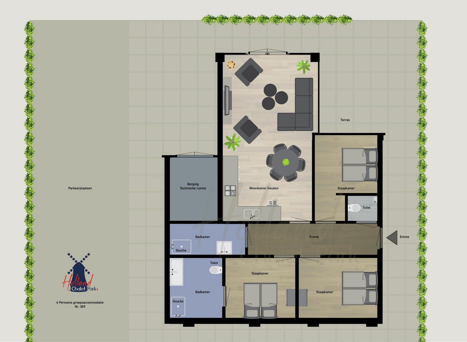 Holiday 6-Persoons vakantievilla 309