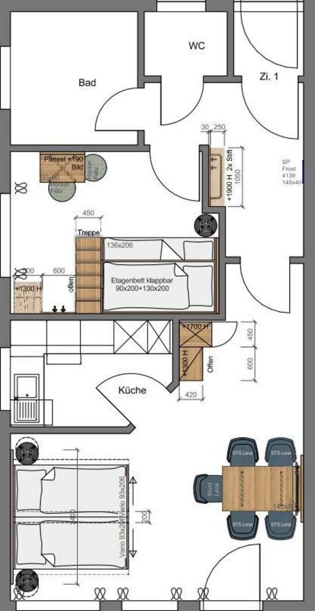 Ferienwohnung Typ H1