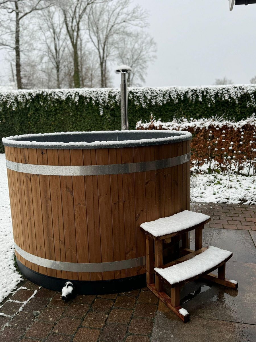 Verandachalet met hottub