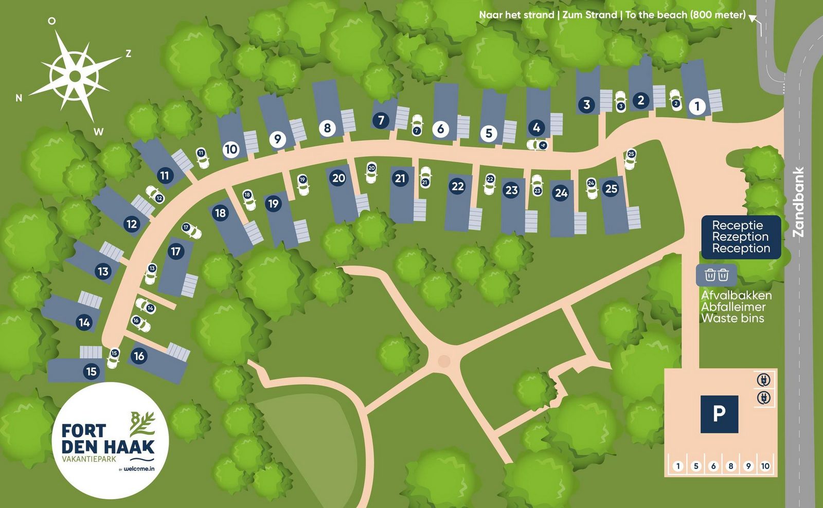 Chalet 4 Personen - Ferienpark Fort den Haak | Vrouwenpolder