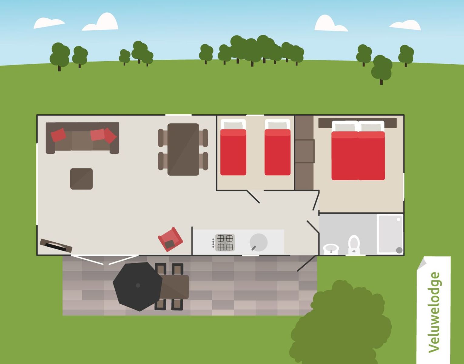 Veluwelodge | 4 personen