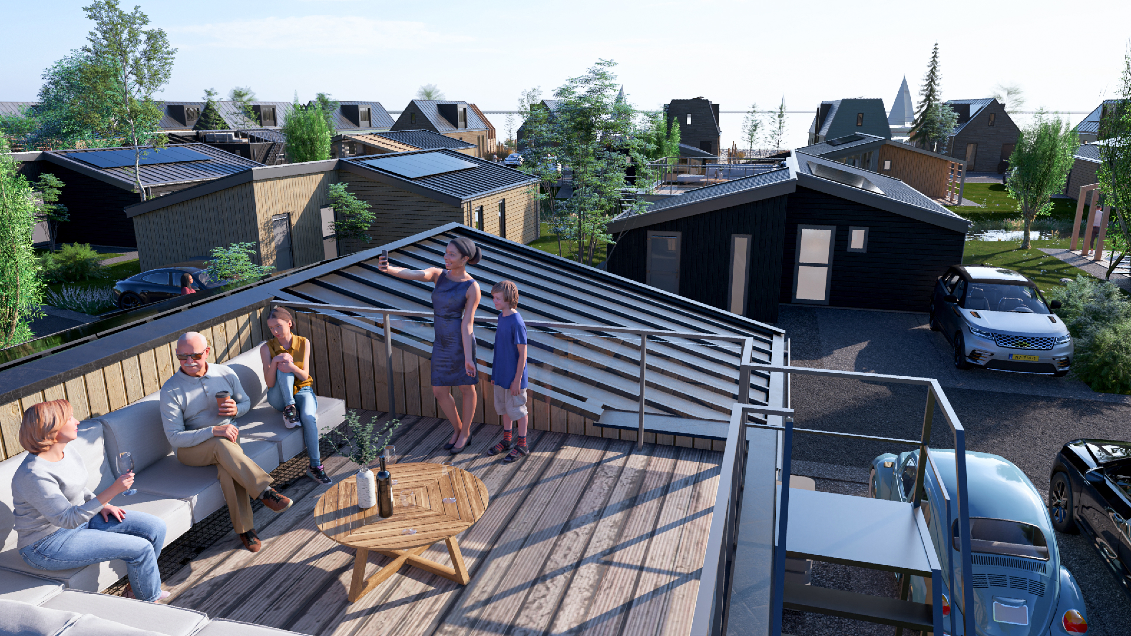 Accommodatie Enkhuizer Strand - Chalet - Cube Split 6+2 - 13