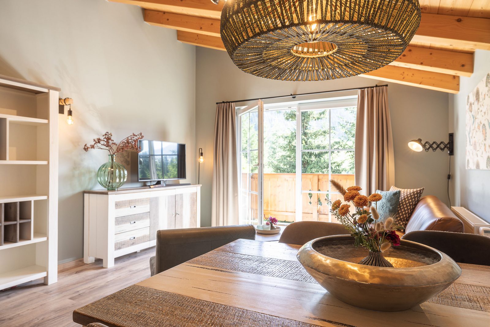 3-Zimmer Ferienwohnung im freistehenden Chalet mit Balkon 