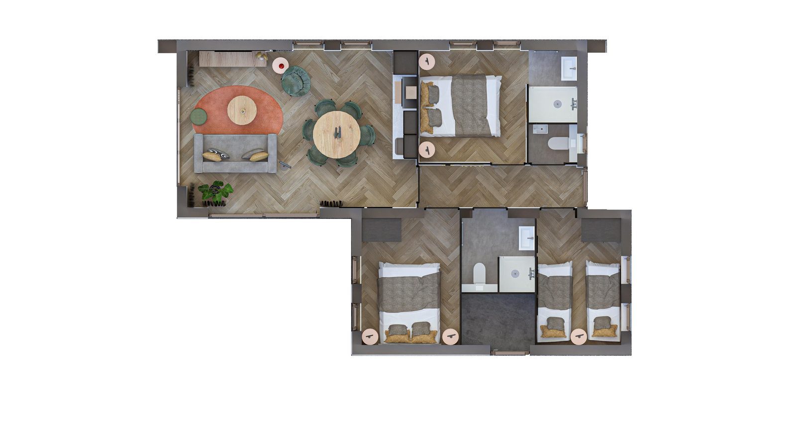 Essenburgh Deluxe with Hot Tub | 6 persons