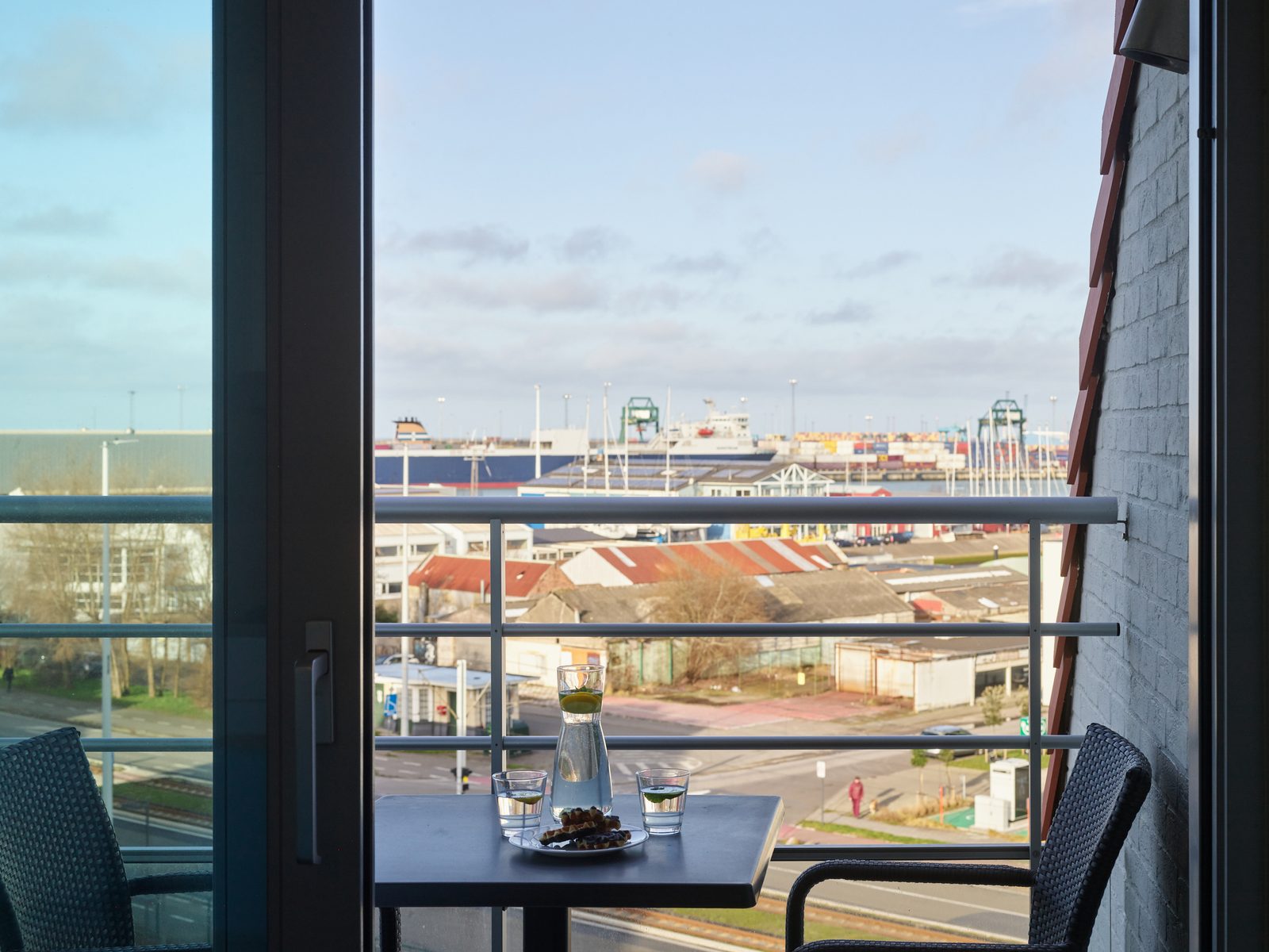 Comfort suite 4p balkon - 2 slaapkamers - 1 dubbel bed - 2 enkele bedden